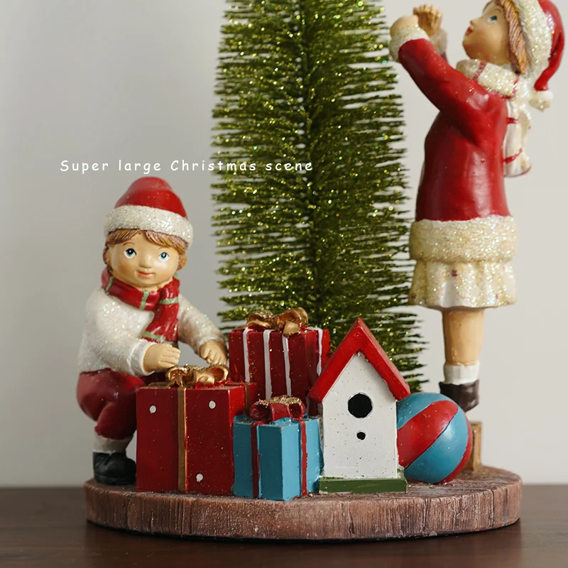 Christmas gifts, festivals, boys and girls, Christmas trees, home decorations and decorations