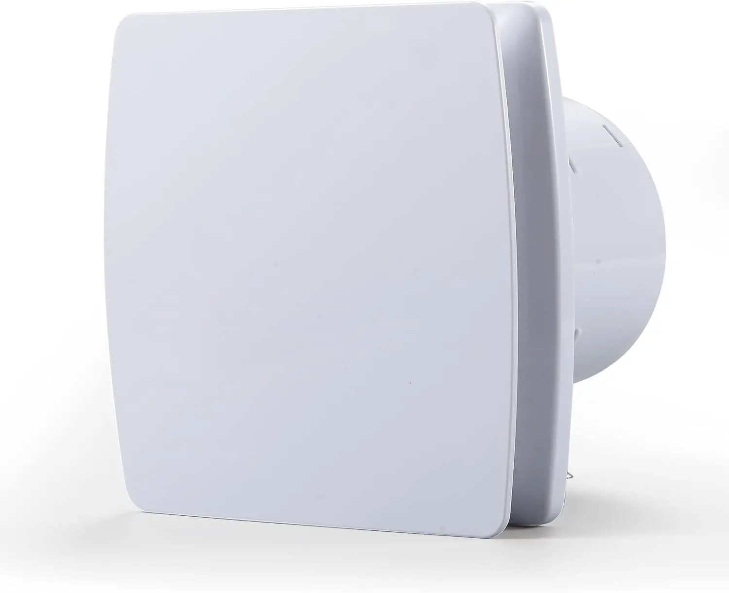 

Exhaust Fan 110 CFM 1.0 Sones 5.9' Duct White Square Quiet Powerful Ceiling or Wall-Mount Ventilation Fan for Bathroom