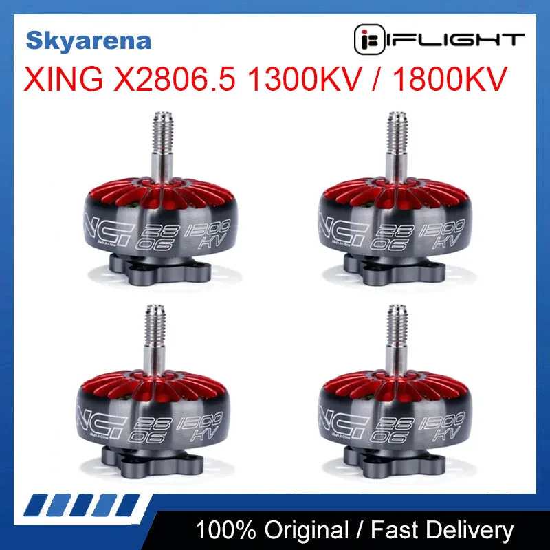 

IFlight XING X2806.5 2806 1300KV 1800KV Brushless Motor 2-6S for 7-8 inch FPV Frame propeller RC FPV Racing Drone