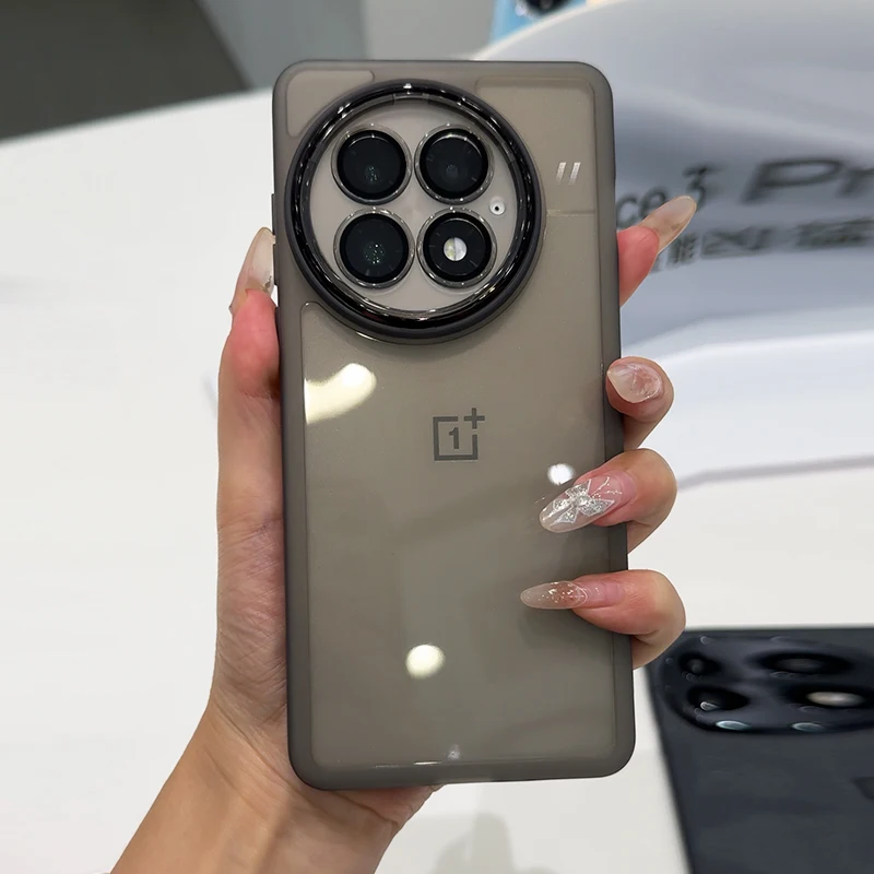 For OnePlus 13 Case Luxury TPU Soft Silicone Transparent Back Cover For One Plus 13 Camera Protection Shockproof Bumper Funda