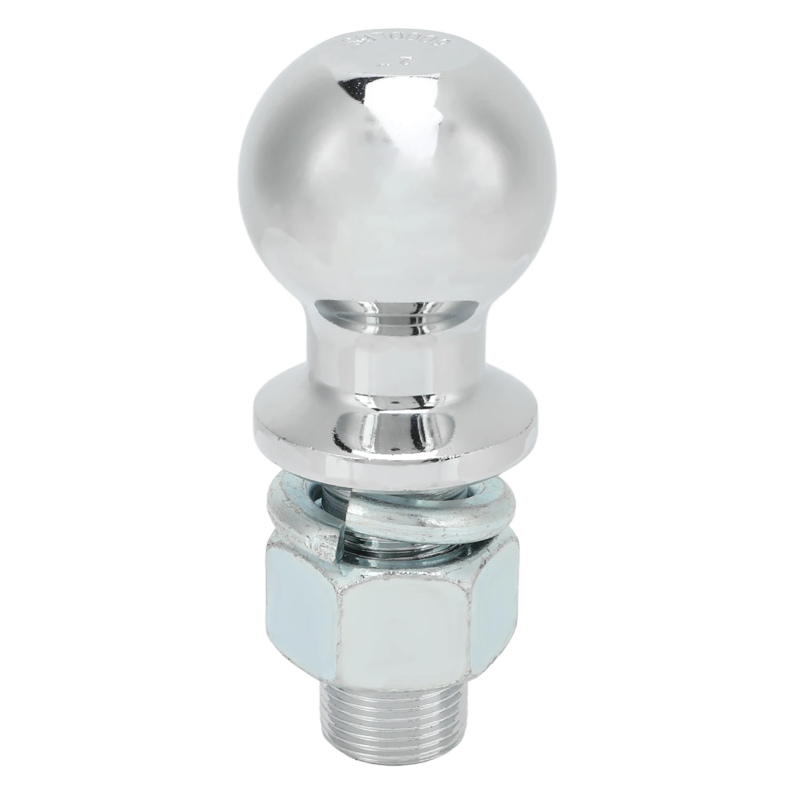 트레일러 볼 견고한 스테인리스 스틸 1x2 1/8인치 샹크 안전 설치 트레일러 히치 볼 2인치 직경