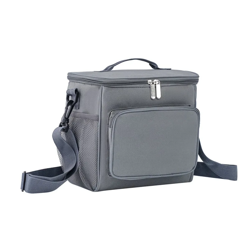 Nuova borsa per il pranzo a doppio strato Crossbody borsa termica per ufficio di grande capacità Lunchbox Picnic all\'aperto borse isolanti