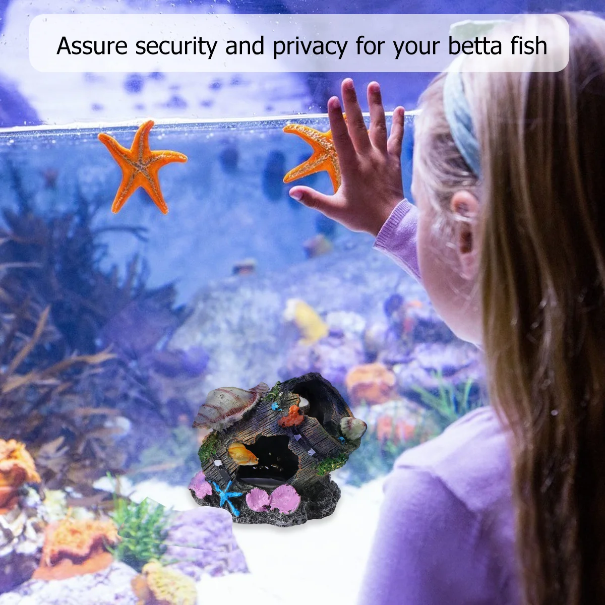 

Barrel Design Resin Tank Ornament Hiding Cave Fish Shelter Aquarium Decoration Shell Barrel Craft Fish Shrimp