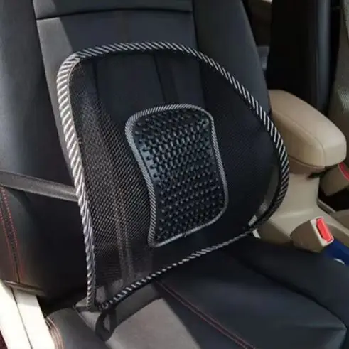 Car Seat Chair Back Cushion Mesh Lumbar Back Brace Car Seat Chair Cushion Massage Back Cushion Pad Support Home Office