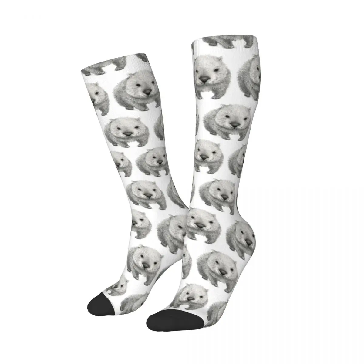 Wombat Australia Socks Harajuku Stockings All Season Long Socks Accessories for Unisex Birthday Present