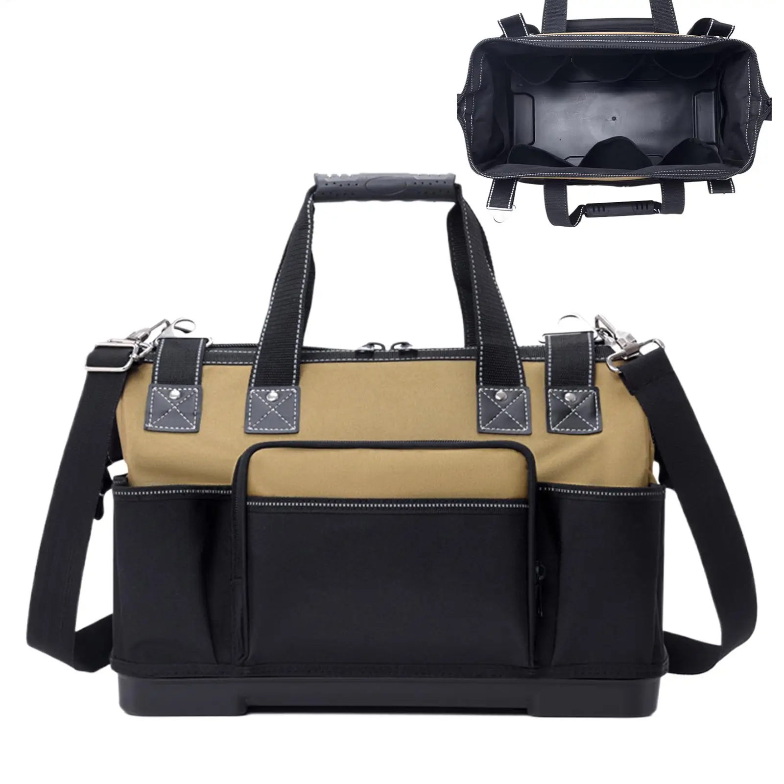 

Сумка для инструментов, большая вместимость, водонепроницаемый ящик для инструментов, сумка для хранения инструментов электрика, сумка для хранения инструментов для мастерской, электрика, ремонтника