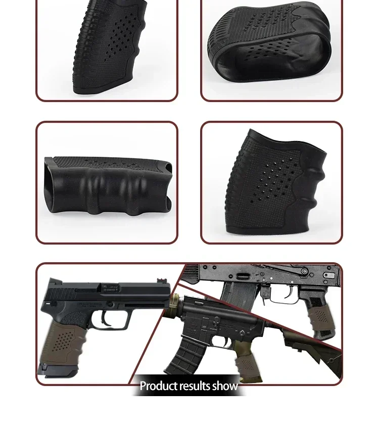 Rubberen handgreep Handschoenhoes Antislip pistoolgrepen Beschermhoeshouder Accessoires voor speelgoedpistool
