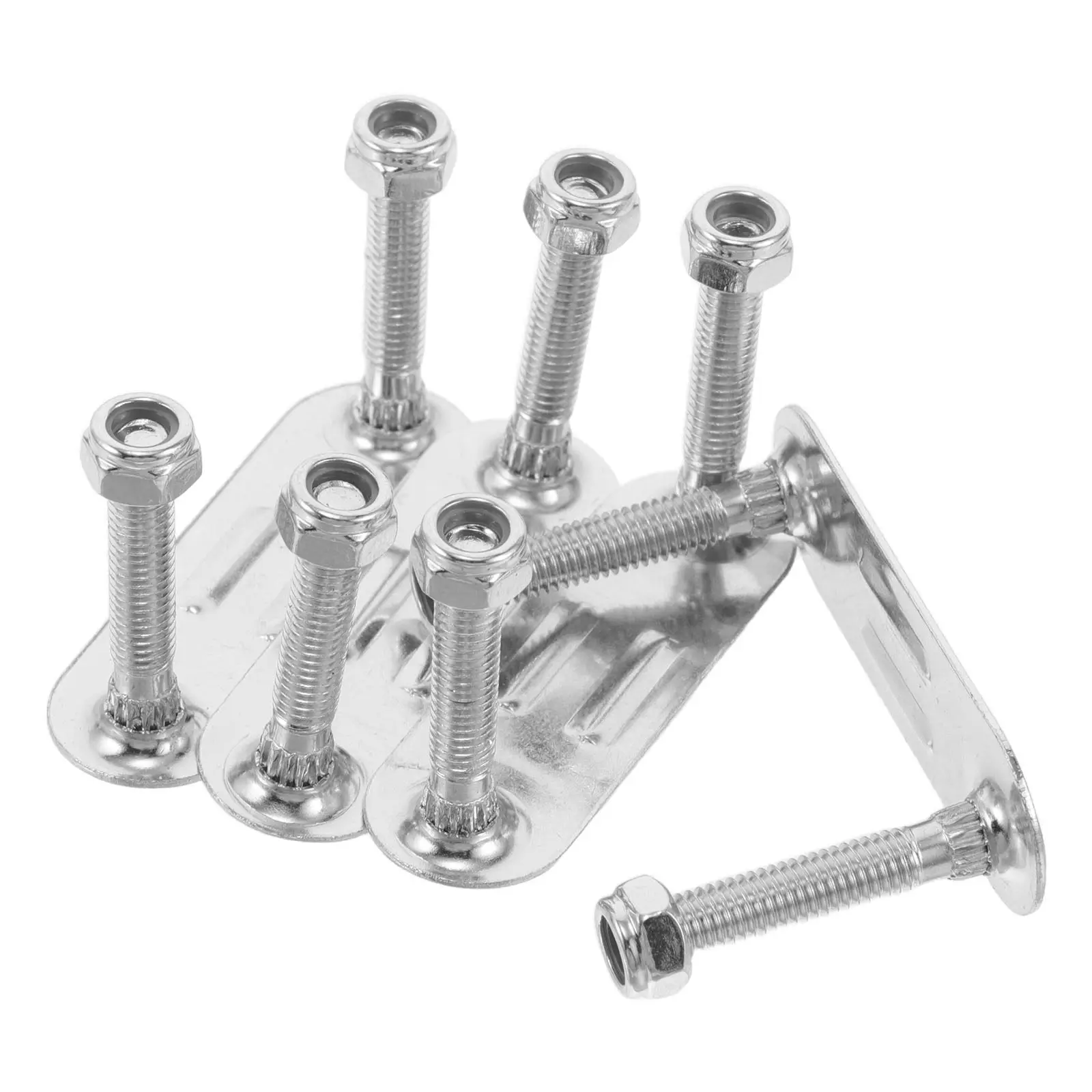 4Pcs Metal Roller Skate Base Plates Shock Absorbing Quad Skate Hardware for Drift Skating Hockey Skating and Street Use