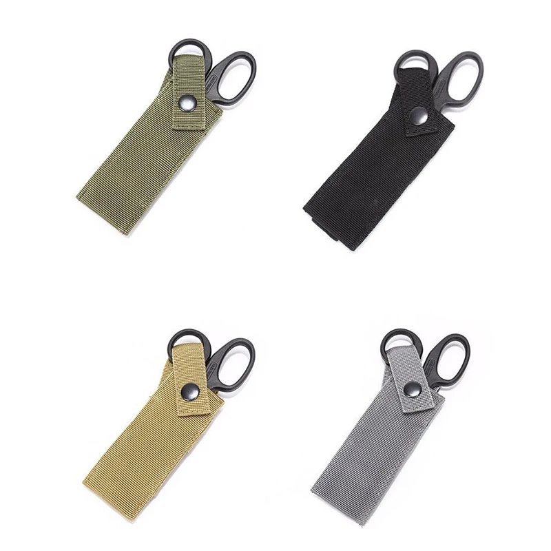 Pochette tactique Molle pour ciseaux médicaux, ciseaux de sauvetage, lampe torche EDC, couteau, outil, sac de fixation, porte-outils pour paramédicaux, premiers secours, EMT
