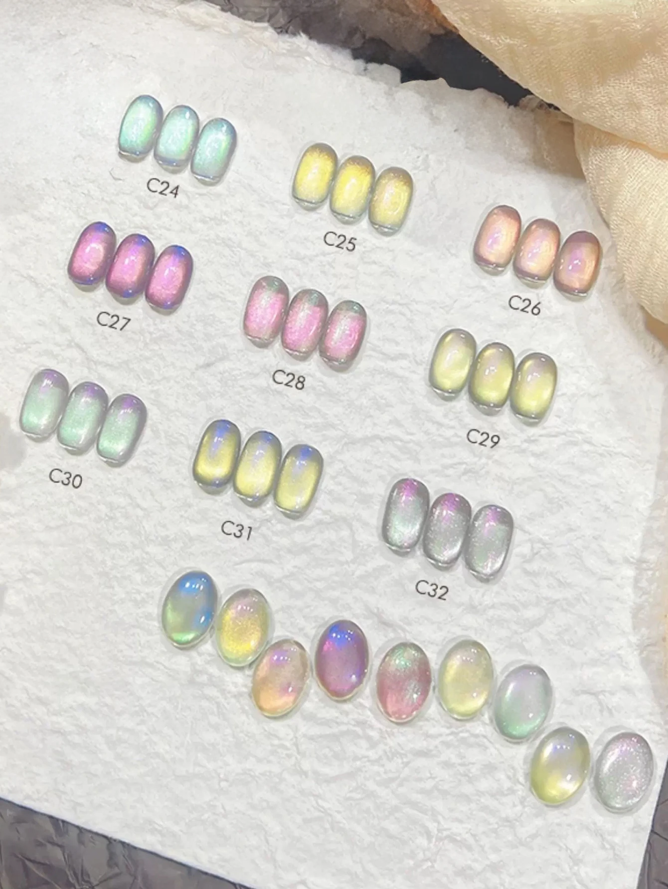 

1-9PCS 12ml Rainbow Aurora Cat Eye Magnetic Gel Nail Polish Nail Art Manicure Varnis Semi Permanent Soak UV Gel Nail Supplies