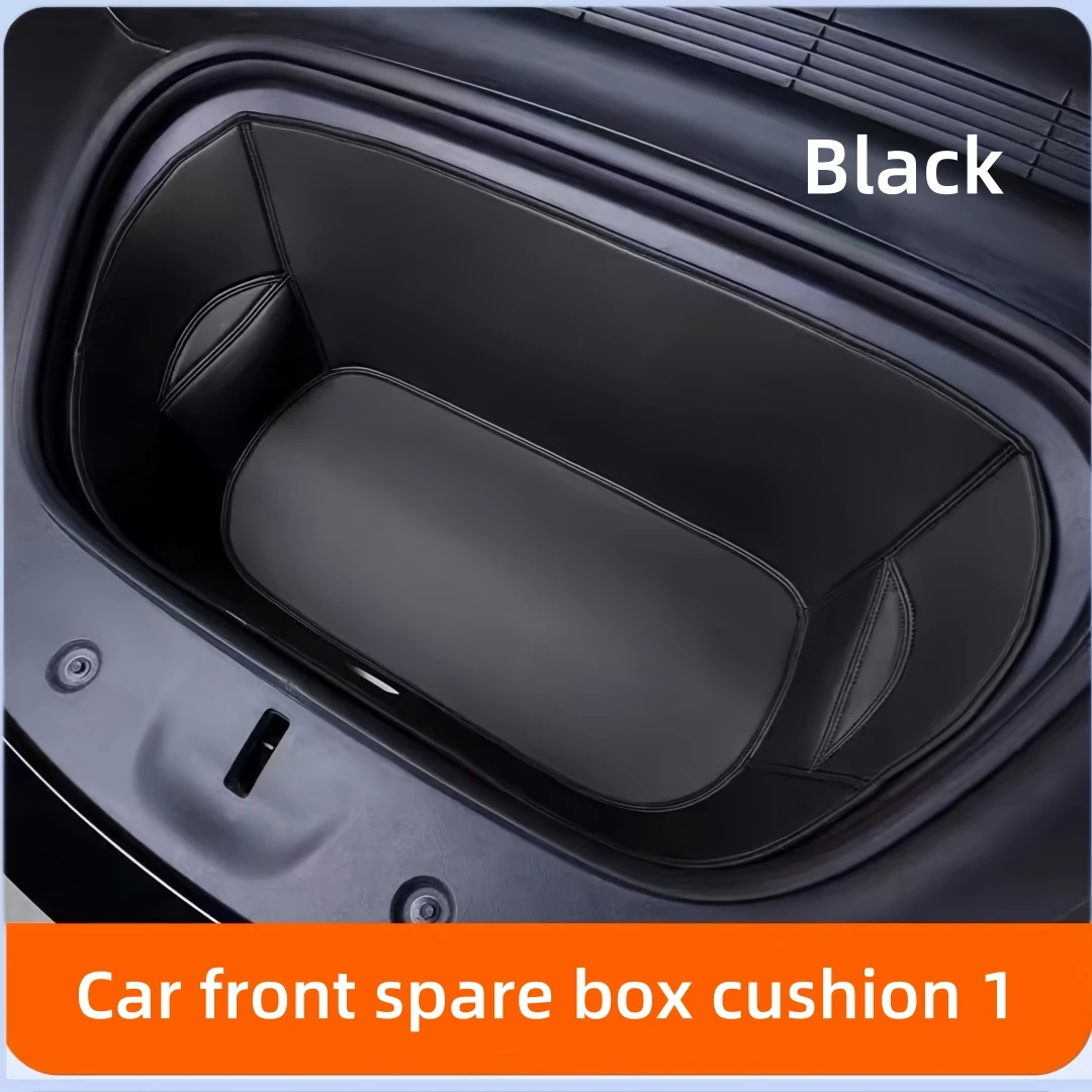 Black car front trunk lower mats car trunk lower mats Interior decoration of cars MODEL-Y3-3-Black