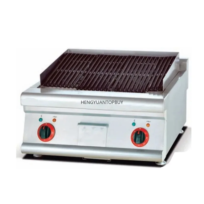 Counter Top Multi-function Range Hotel Kitchen Stainless Steel Commercial 2 Burners  Cooking Stoves with Gridlle
