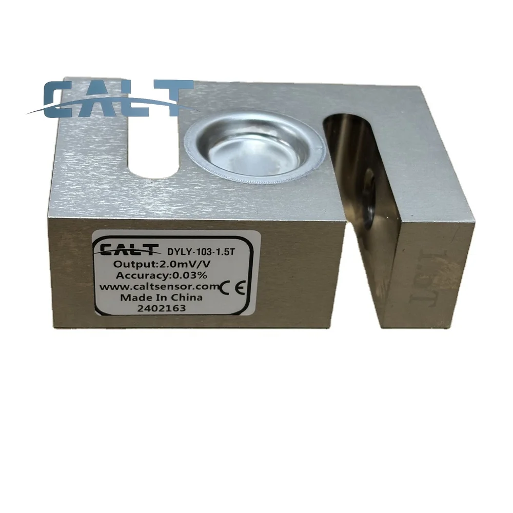 Calt 1500KG alloy steel s type tension and pressure load cell sensor 1.5T DYLY-103 LCLY-B03