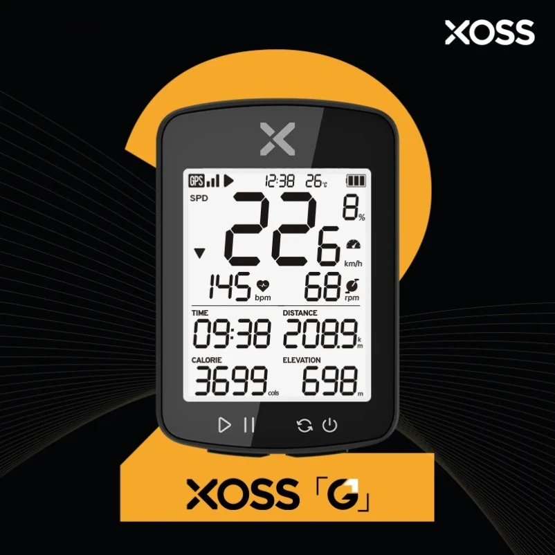 

XOSS G2 Plus велосипедный компьютер беспроводной GPS велосипедный спидометр водонепроницаемый ANT + скорость вращения педалей умный велосипедный одометр шоссейный велосипед MTB