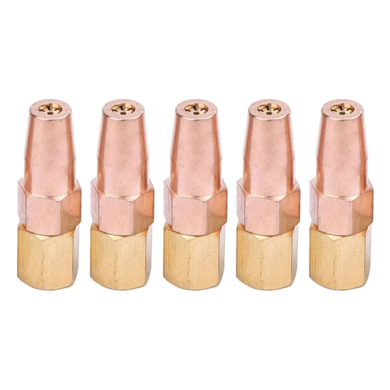H01-6 용접 토치 노즐 M4YD용 5Pcs 용접 팁 OxygenGas 프로판 아세틸렌