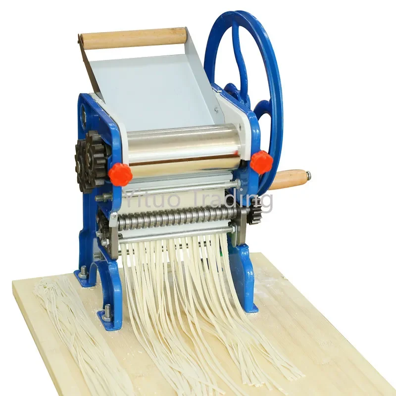 Stainless Steel Commercial Manual Noodles Press Machine For Pasta Lasagna Spaghetti Fettuccine Making Machine Pasta Maker