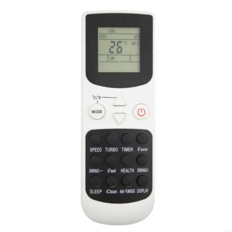 Controle remoto do ar condicionado LCD Substituir para YKR-Q/002E Air Condicionador Condicionamento Remoto Controlador