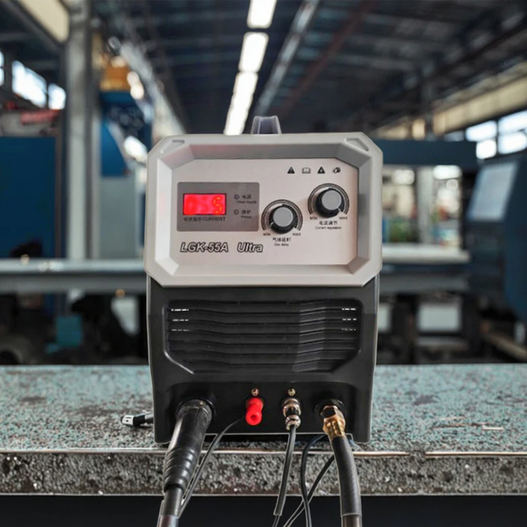 Portable 220V Mini CNC Plasma Cutter 55A Smart Nest Read USB Stick Compact Design Easy Delivery Air Plasma Cutting Mode Included