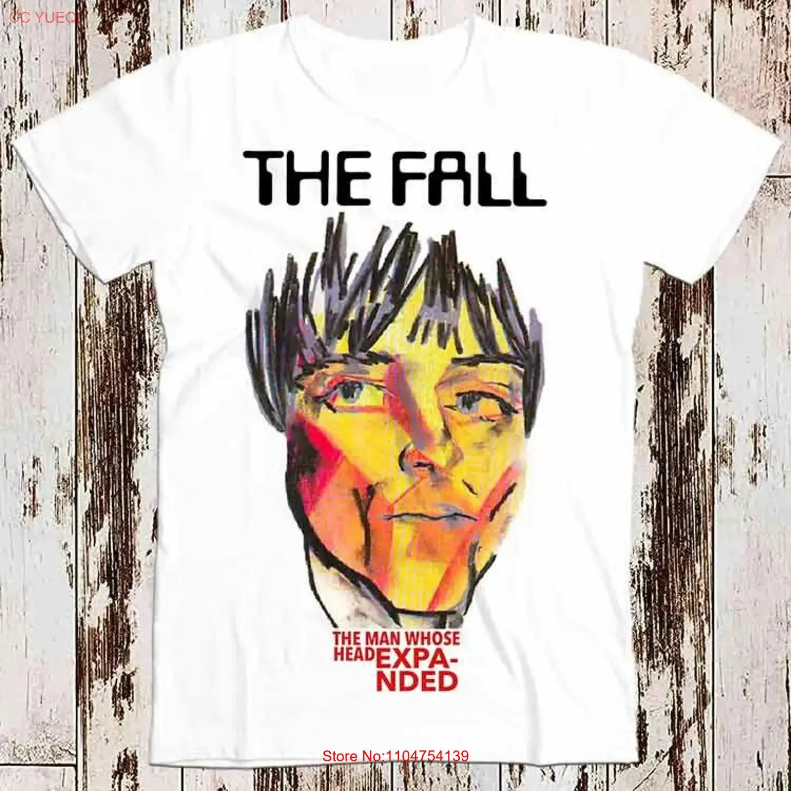 The Fall Man Whose Head Expanded T Shirt 8646 vintage Washed homme Unisex Stretched Comfortable fashion streetwear Slightly