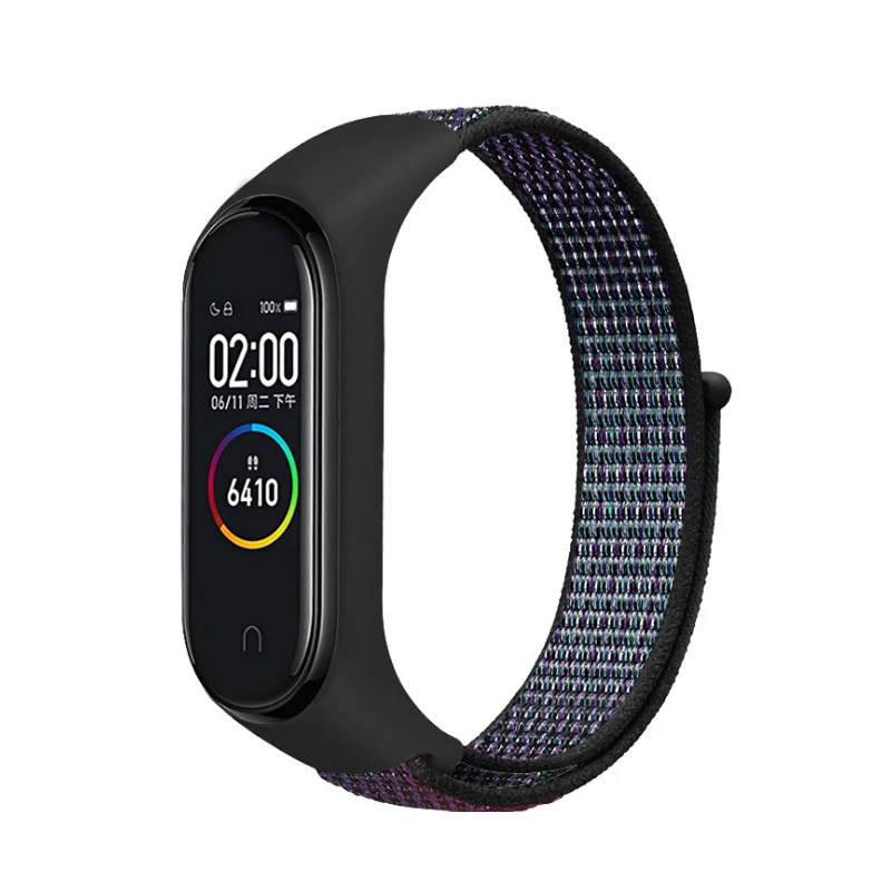 Nylon armband voor Mi Band 8 9 10 band sporthorloge riem Pulsera Correa voor Miband 7 6 5 polsband voor Mi Band 4 3 armband