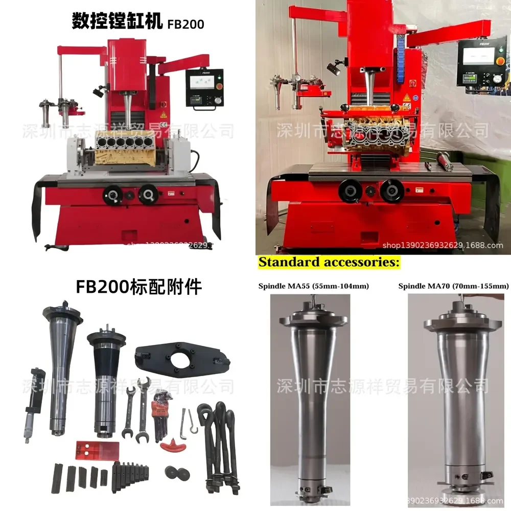 HCY Directly from the manufacturer numerical control cylinder boring machine automobile engine block boring and milling