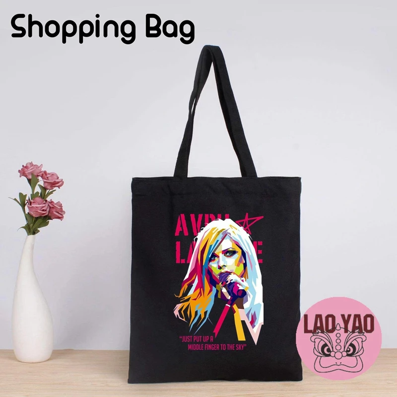 Singer borse estetiche per le donne Avril Ramona borsa da donna stile rosa Tote Shopper Eco Shopping donna panno Carry Canvas Special