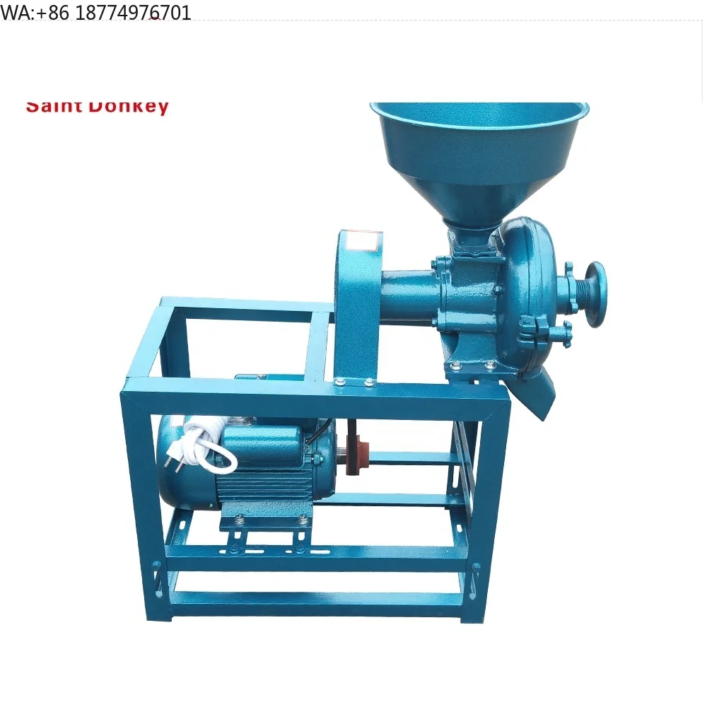 Molino de Granos Multifuncional para Uso Doméstico, Molinillo de Granos de Piedra para Molienda en Seco y Húmedo