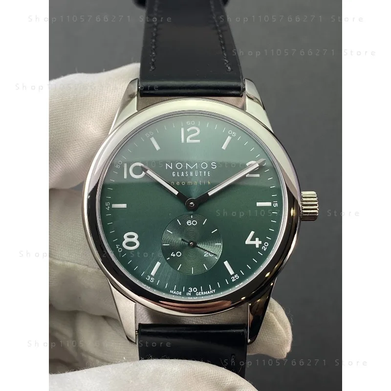 New Fashion Colorful Ice Blue Luminous Automatic Mechanical Mens Watch Casual
