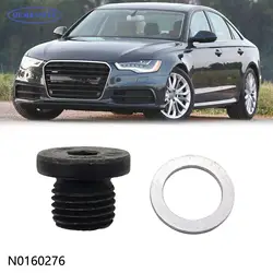 OEMASSIVE Motoroliecarter Aftapplug Schroef Bout Ring N 0160276 Voor Audi A4 A5 A6 A7 A8 Q5 Q7 S5 Voor VW Touareg Auto Accessoires