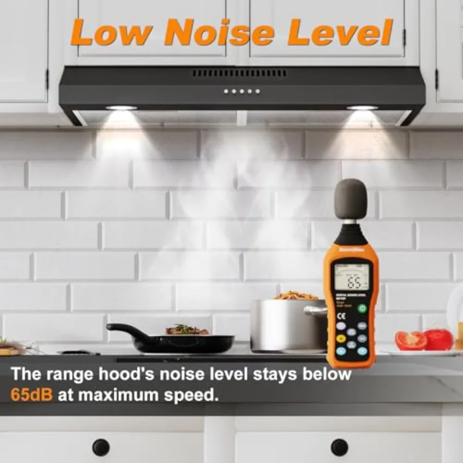 30 بوصة تحت الخزانة شفاط المطبخ الترا سليم موقد المطبخ تنفيس هود للمطابخ الحديثة أنابيب القناة للتحويل فرن العادم #5