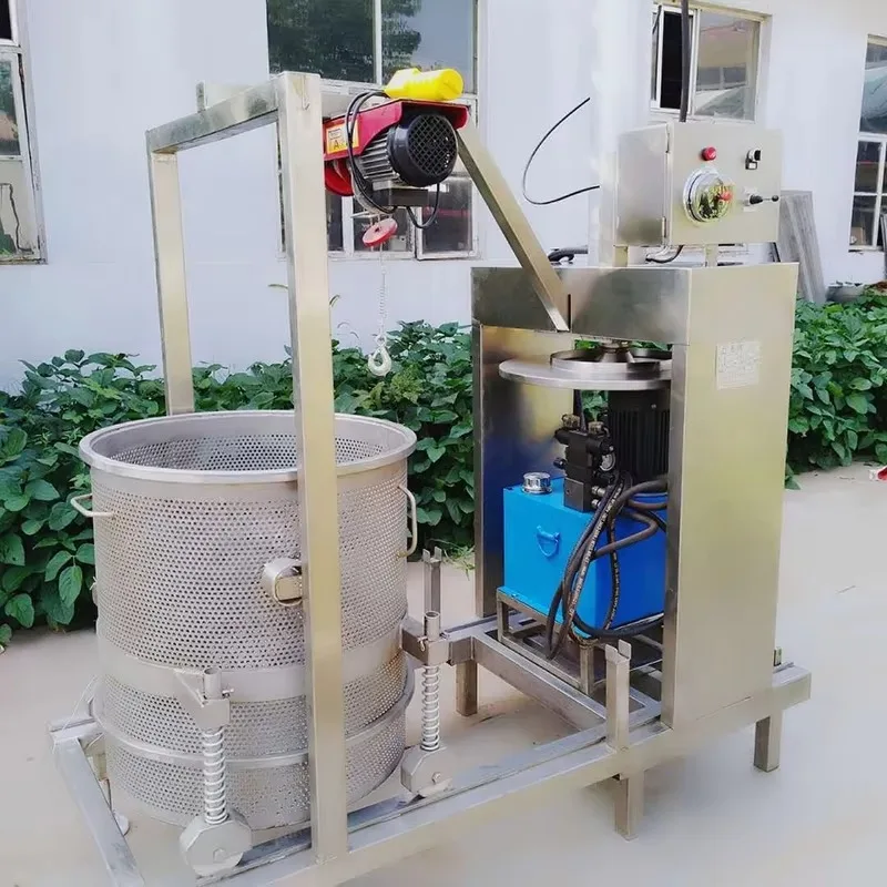 Multifunctional Hydraulic Juice Press Machine Commercial Fruit Vegetable Squeezing Equipment For Winery Raw Material Treatment