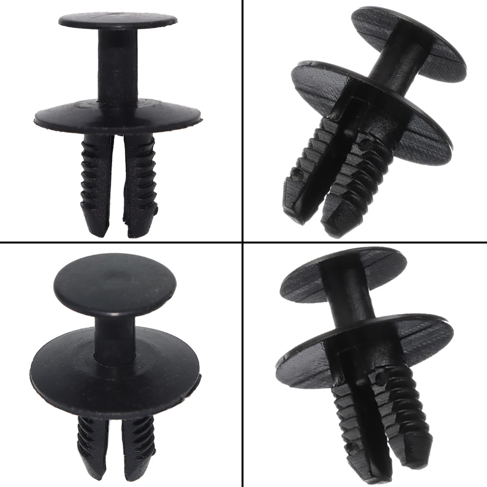 10Pcs For Benz W201 W204 C209 W211 X204 W140 R230 Boot Wheel Arch Lining Panel Clip Side Skirt Engine Undertray Carpet Rivet