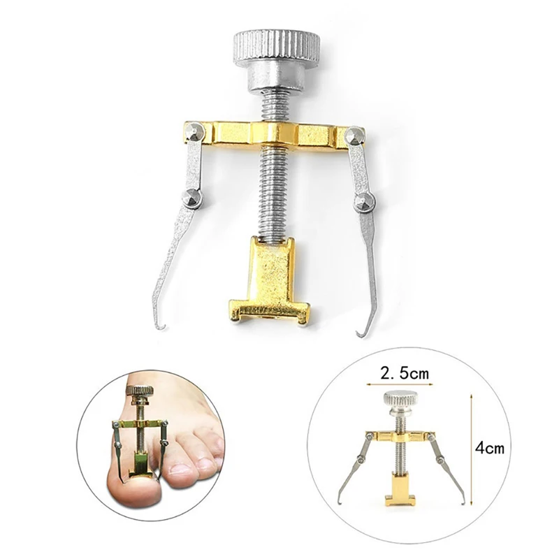 내성발톱 교정 도구, 발 발가락 네일 케어 클립, 버팀대, 페디큐어 치료