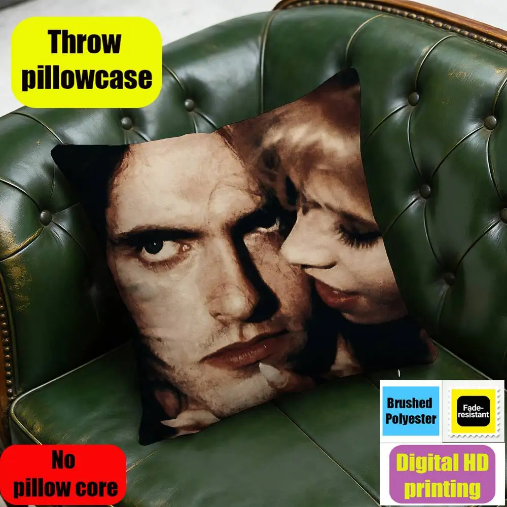 45x45cm Sofa Custom Square Pillowcase For P-Peter Steele T-Type O Negative Bloody Kisses Throw Pillow Case Cushion Cover