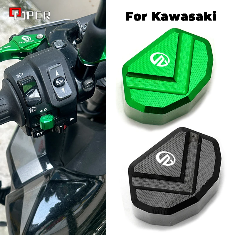 

For kawasaki Z900 Z750 Z800 Z1000 Z650 Z400 Ninja 650 400 Versys 650 300 1000 ZX4R R Switch Button Turn Signal Switch Key Cap