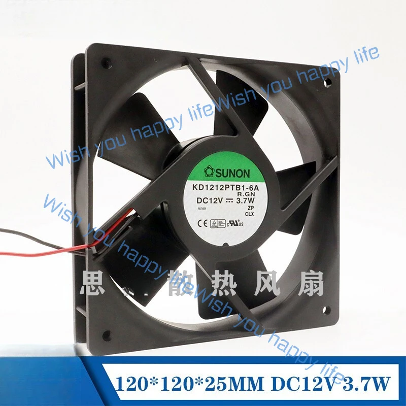 

Вентилятор охлаждения SUNON KD1212PTB1-6A 12025 12В 3.7Вт 12СМ с шарикоподшипником