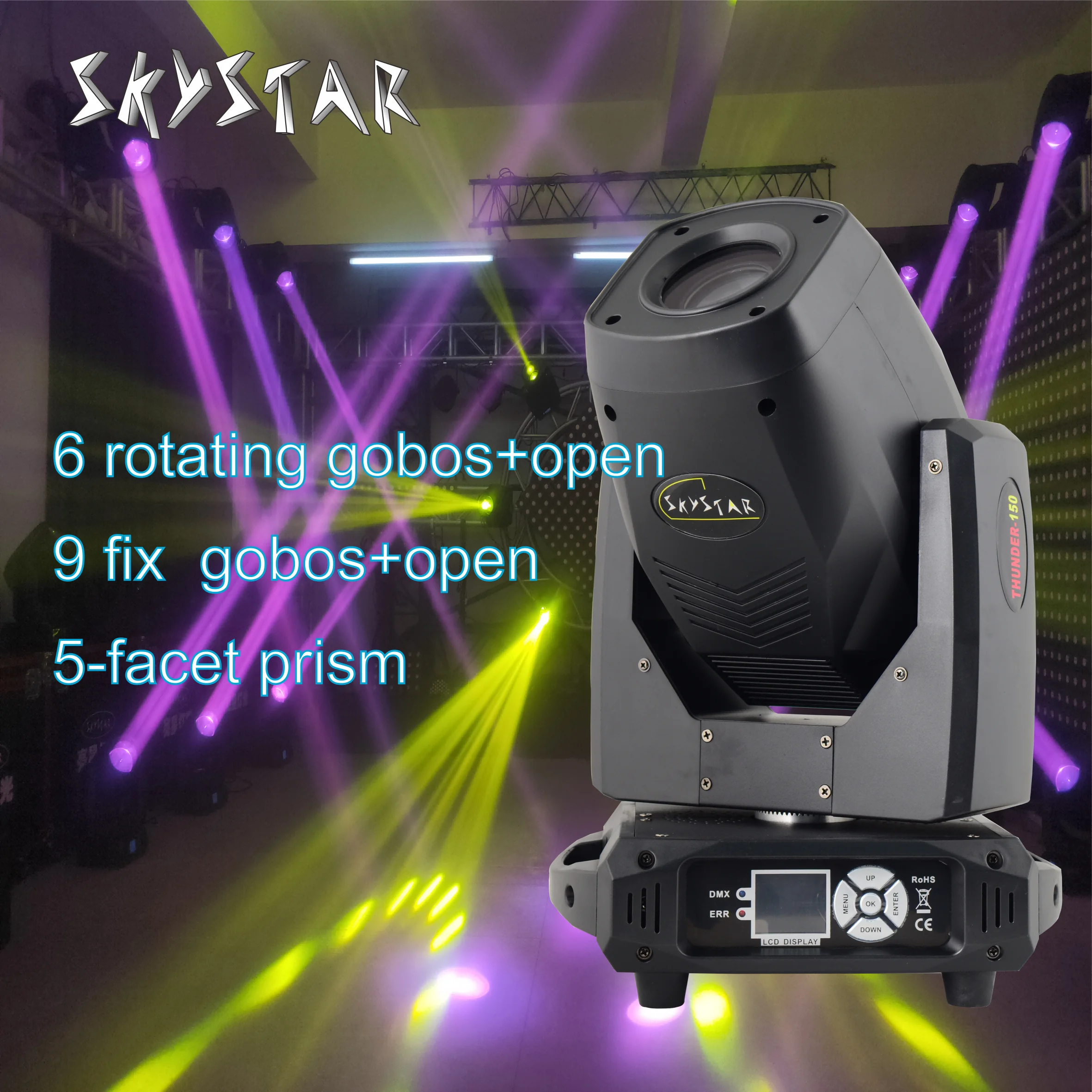 

150W High Brightness LED Beam Pattern Moving Head Light Bar Stage Wedding Dmx 512 Control (Carton Packing)