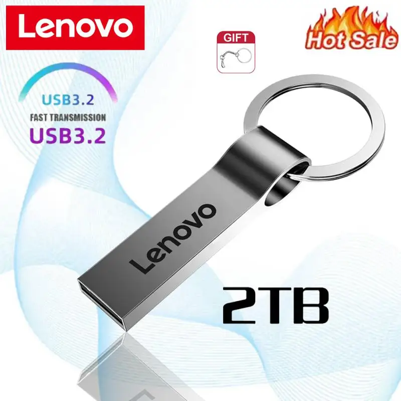 

Lenovo 2TB USB 3.0 USB Flash Drive 1TB 512GB 128GB Pen Drive Memory Stick 256gb Usb Drive U Disk Mini Pendrive External Storage