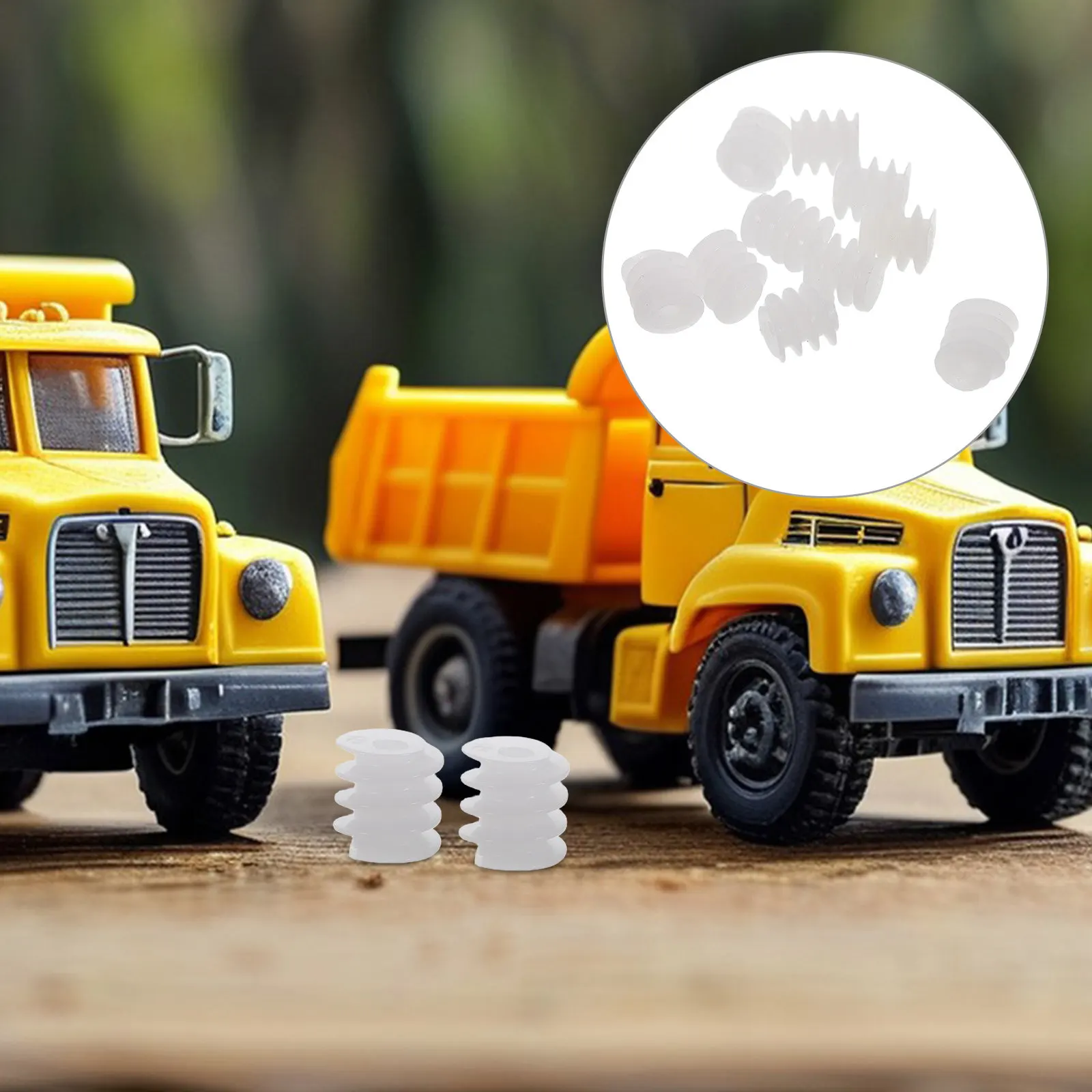 

10 шт. пластиковых шестерен для DIY RC роботов: высокоэффективные, прочные, со стабильной передачей мощности, для валов двигателей