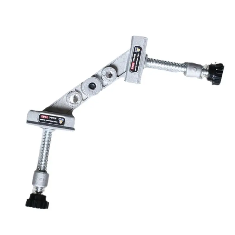 Right Angle Clamp Pipe Clamp Aluminum Adjustable Hand Tools for Woodworking Pipe Alignment Artifact for Welding Framing Cabinet