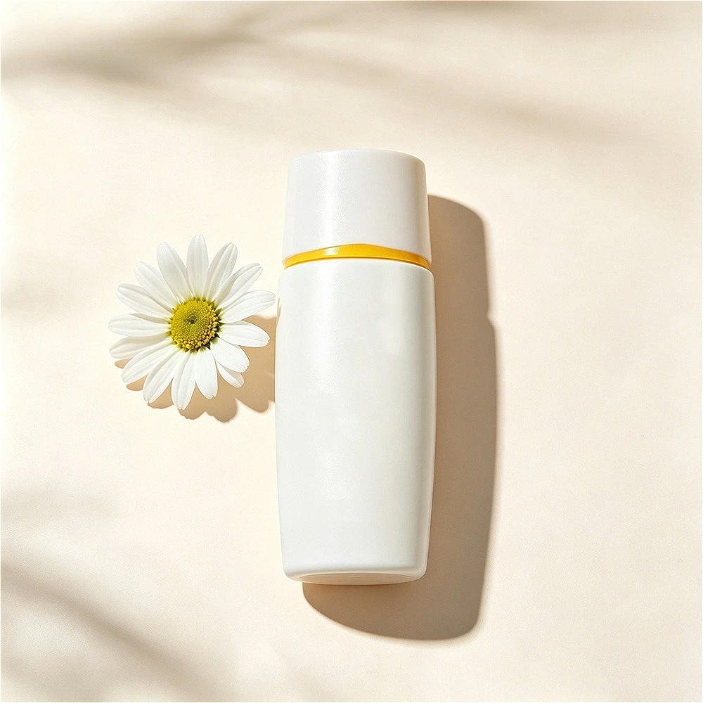 50ml White Cosmetic Tube, Empty Sunscreen Lotion Face Wash Container, Lightweight Refillable Travel Tube Packaging