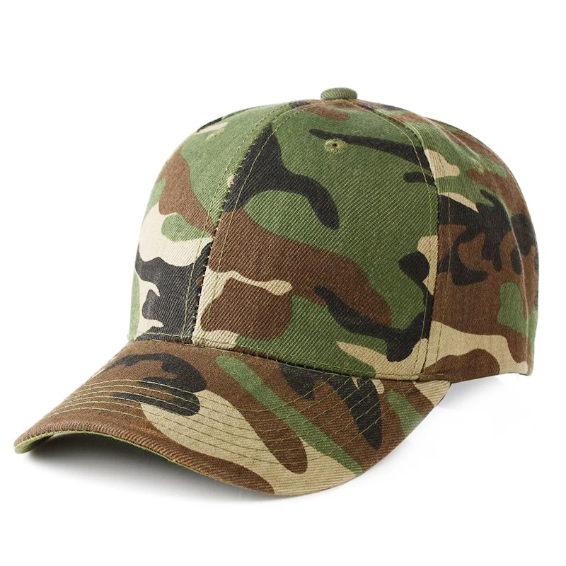 Unisex Camouflage Baseball Cap, Hats For Running, Cycling, & Outdoor Sports