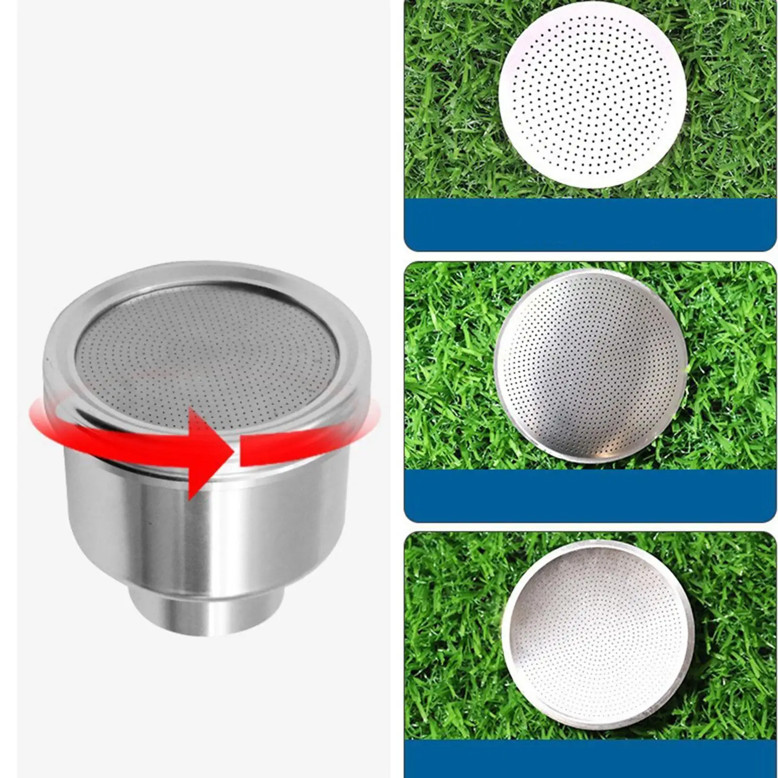 Aluminium Garden Hose Nozzle Gentle Mist Watering Device for Greenhouse Nursery Outdoor Plants Watering System