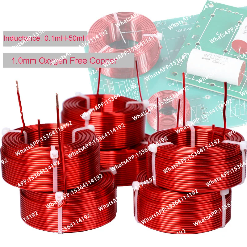 1.0mm Frequency Divider Empty Core Inductor coil Custom Audiophile Audio Crossover Car Audio Crossover