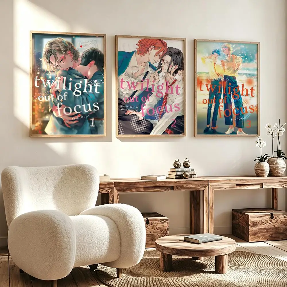comic Tasogare Out Focus Poster Poster HD Waterproof Self Adhesive Wall Art Print Decor for Bedroom Living Room Gift