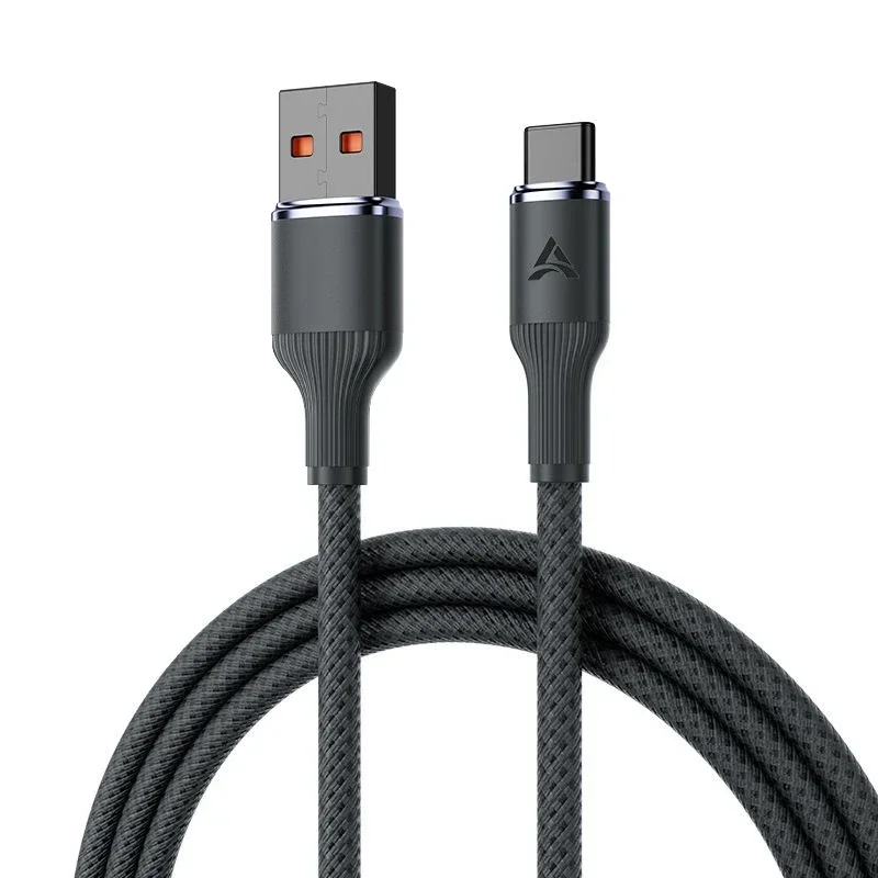 

120W Cable Quick Charging USB Type C Braided Data Cable Super Fast Charge Cable For Huawei Sumsung 0.25M/1M/1.5M/2M/3M 2026 New