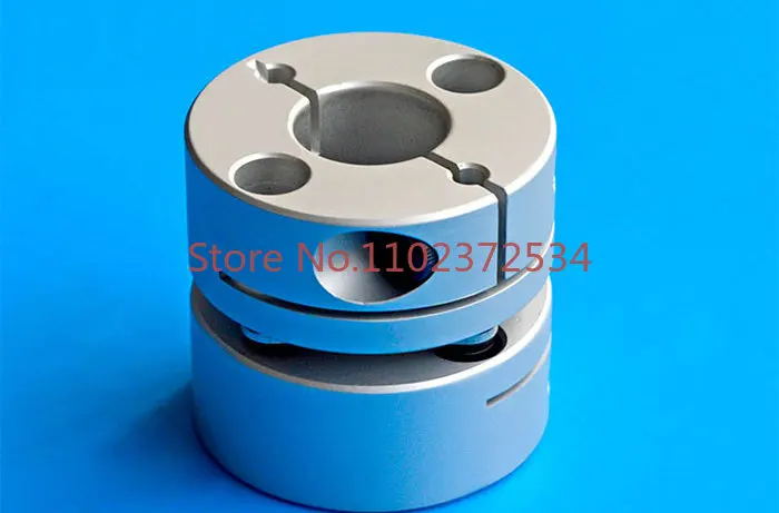 Aluminum alloy column type single section diaphragm coupling D34L32 clamping type large compensation servo motor elastic couplin