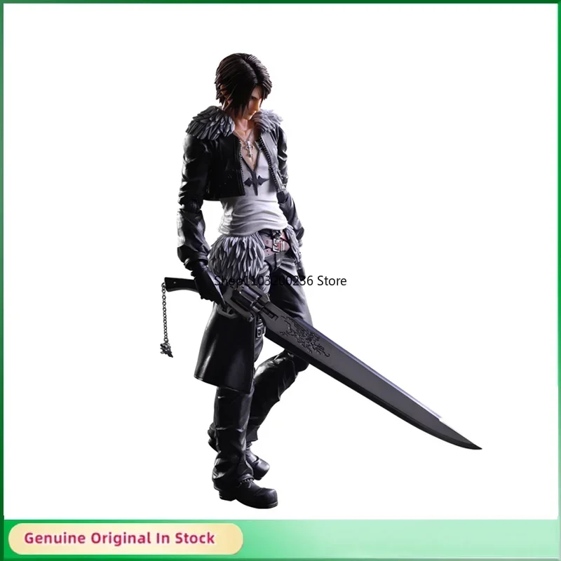 Original SQUARE ENIX PLAY ARTS Final Fantasy VIII FF8 Squall Leonhart Action Figure Active Joints Model Collectibles Gift