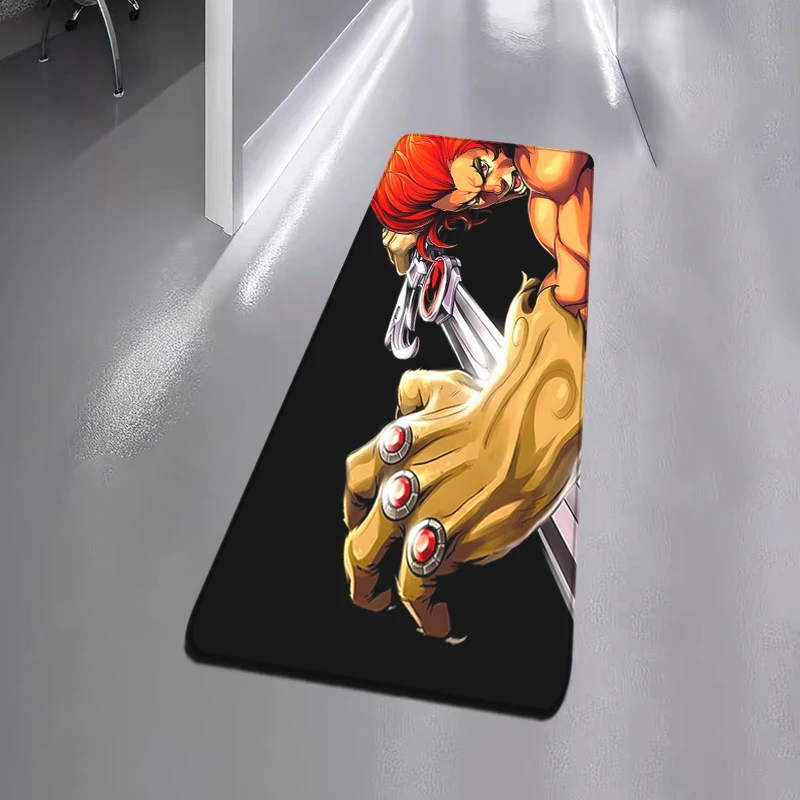 Welcoem домашний ковер с животными Thundercat фланелевой противоскользящий антибактериальный ковер в современном стиле для кухни