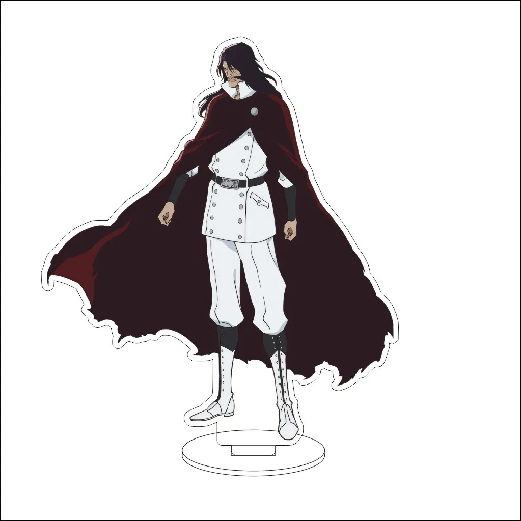 16CM Anime BLEACH Kurosaki Ichigo Hitsugaya Toshiro Kuchiki Rukia Ishida Uryuu Inoue Orihime Cos Acrylic Figure Stand Ornaments view 2